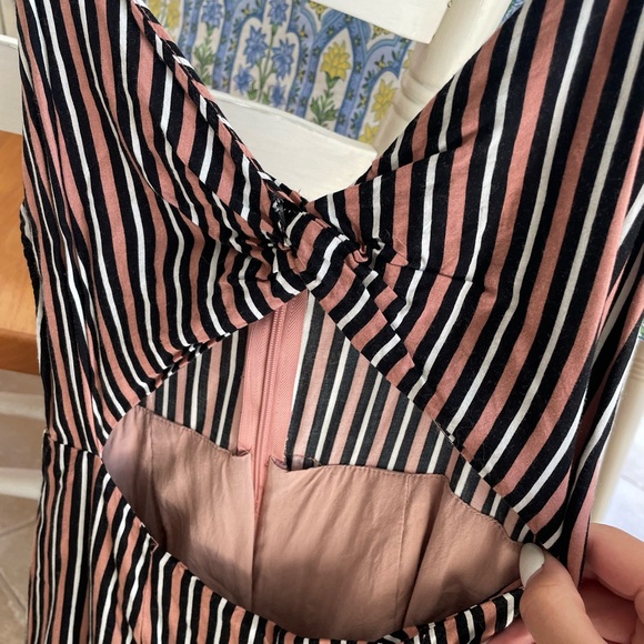 Striped Cutout Romper from Urban Outfitters - Picture 3 of 5